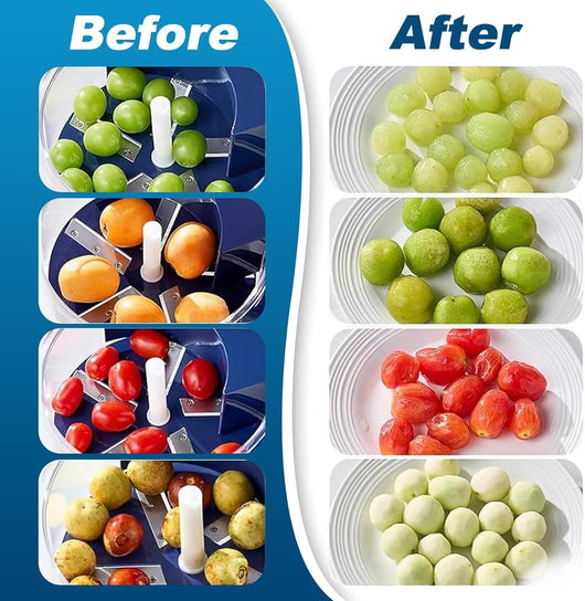 PeelPro™ 2 in 1 Automatic Peeling Machine – Small Electric Rechargeable Fruit & Veggie Peeler