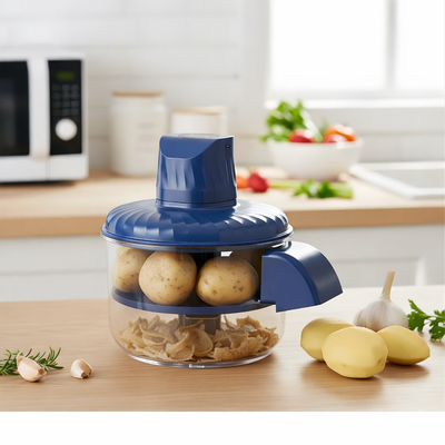 PeelPro™ 2 in 1 Automatic Peeling Machine – Small Electric Rechargeable Fruit & Veggie Peeler